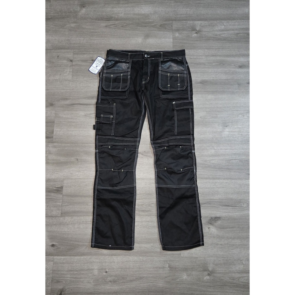 Utility Carpenter Cargo Work Pants Construction Heavy-Duty Work Trousers 34x34